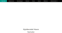 Desktop Screenshot of gyldendalhavn.dk